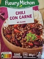 Le Chili Con Carne et son riz blanc
