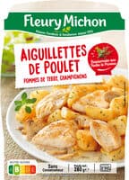 Les aiguillettes de poulet et ses pommes de terre champignons