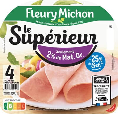 Le Supérieur - Seulement 2% Mat. Gr. - 25% de sel*