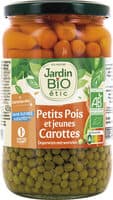 Petits pois et jeunes Carottes