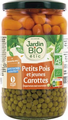 Petits pois et jeunes Carottes