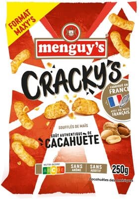 Menguy's Cracky's soufflés de maïs à la cacahuète