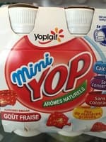 Yaourt à boire sucré aromatisé