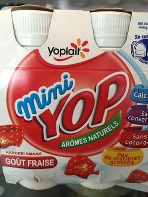 Yaourt à boire sucré aromatisé