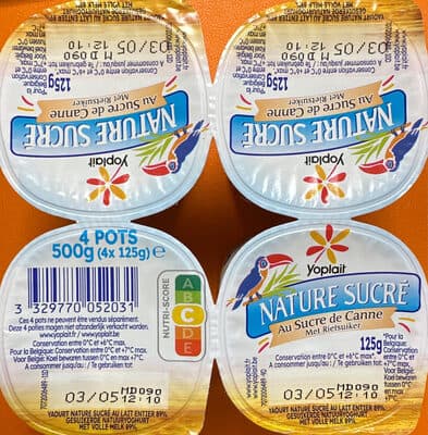 Yaourt Nature sucré