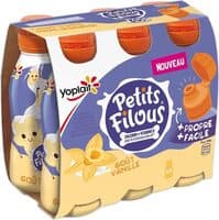 Yaourt à boire sucré aromatisé