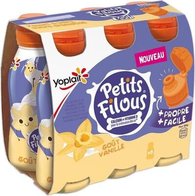 Yaourt à boire sucré aromatisé