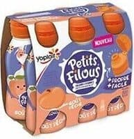 Yaourt à boire sucré aromatisé