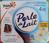 Spécialité laitière sucrée, aromatisée