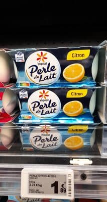 perle de lait citron