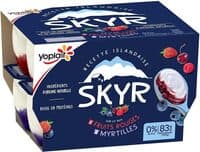Skyr Lit de Fruits rouges Myrtilles