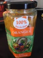 Orange cuit au chaudron