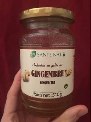 Infusion en gelée Au Gingembre