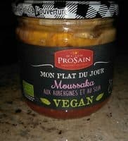Moussaka aux aubergines et au soja