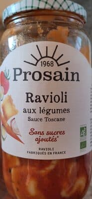Ravioli aux légumes sauce Toscane