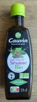 CAUVIN - Huile vierge de sésame grillé BIO