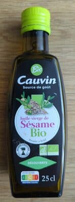 CAUVIN - Huile vierge de sésame grillé BIO