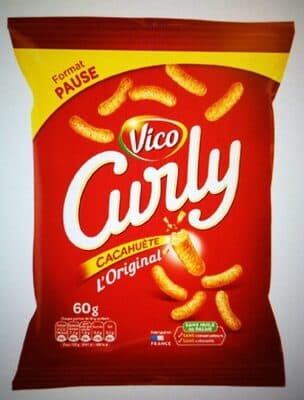 Curly cacahuete