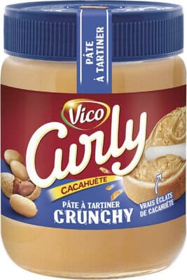 Pâte à tartiner Cacahuète crunchy Curly