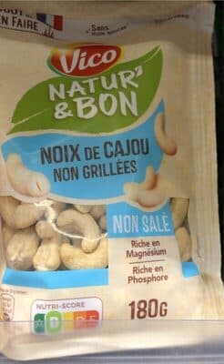 Noix de cajou non grillées