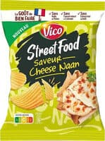 Street food saveur cheese naan