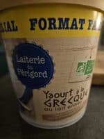Yaourt à la grecque au lait entier