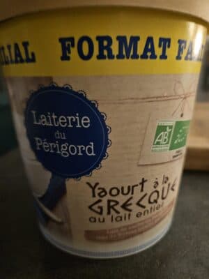 Yaourt à la grecque au lait entier