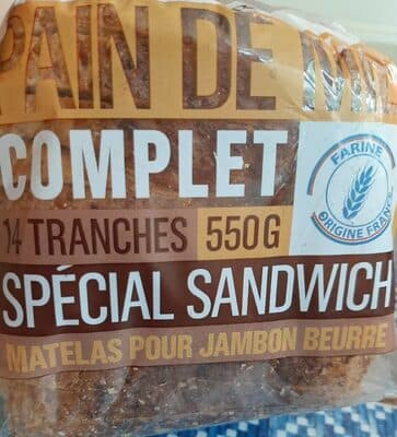 Pain de mie complet