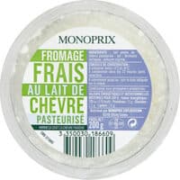 Fromage frais au lait de chèvre pasteurisé