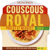 Couscous Royal au poulet et merguez