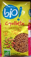 Coquillettes au blé intégral Bio