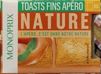 Toasts fin nature