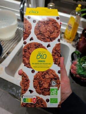 Cookies aux pépites de chocolat noir