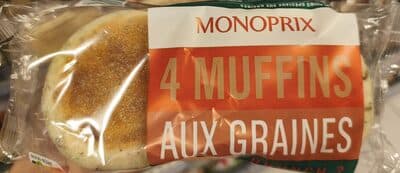 4 Muffins aux graines