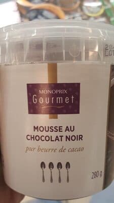 Mousse au chocolat noir