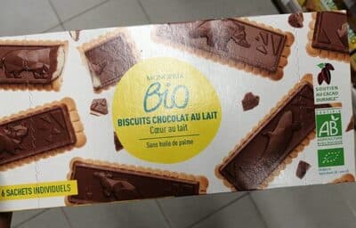 Biscuits chocolat au lait - Cœur au lait