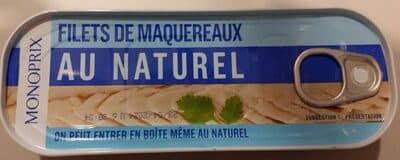 Filets de maquereaux au naturel
