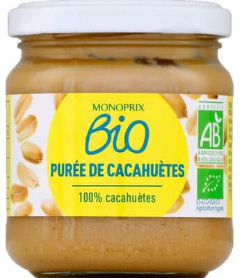 Purée de cacahuètes bio