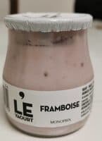 Le yaourt framboise