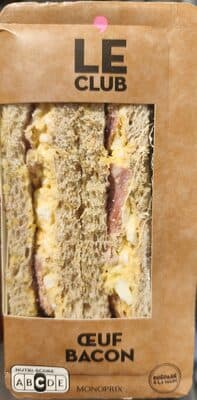 Le club oeuf bacon