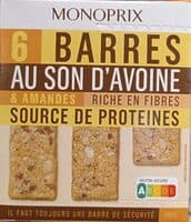 Barres au son d'avoine