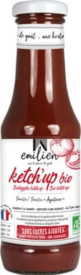 Ketch'up tomate bio sans sucres ajoutés