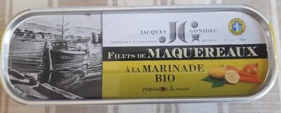 Filets de maquereaux à la marinade Bio