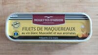 Filets de maquereaux au vin blanc Muscadet et aux aromates
