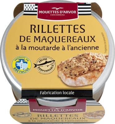 Rillettes de maquereaux à la moutarde à l’ancienne