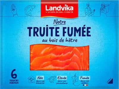 Truite fumée au bois de hêtre
