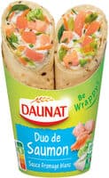 Duo de saumon, sauce fromage blanc