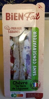 Chèvre tartare de legume