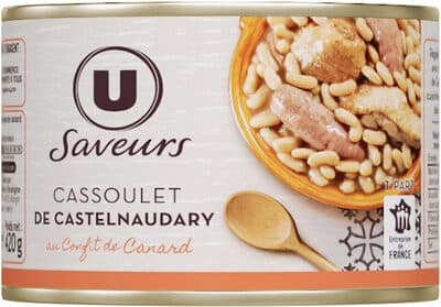 Cassoulet au confit de canard boîte de 420g