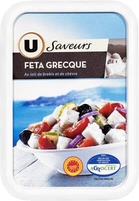 Féta grecque AOP au lait de brebis pasteurisé 24,2%mg, 200g